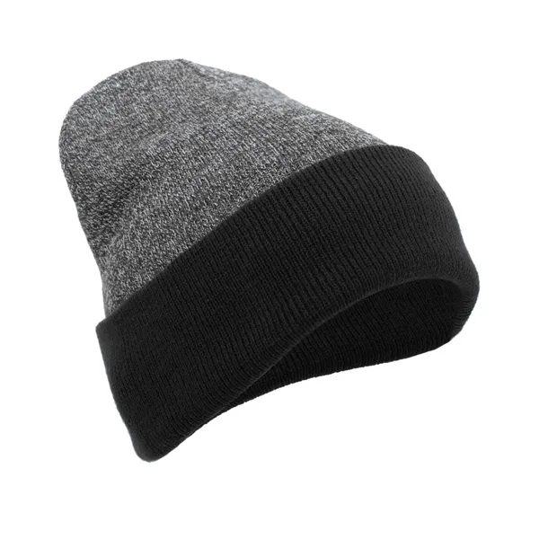 Heather Two-Tone Cuff Beanie... from ASI 89380 Staton Corporate and Casual