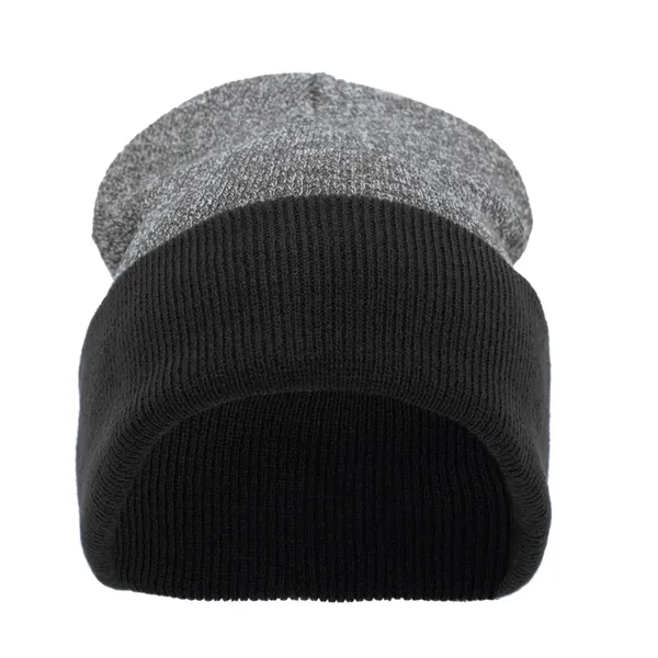 Heather Two-Tone Cuff Beanie... from ASI 89380 Staton Corporate and Casual