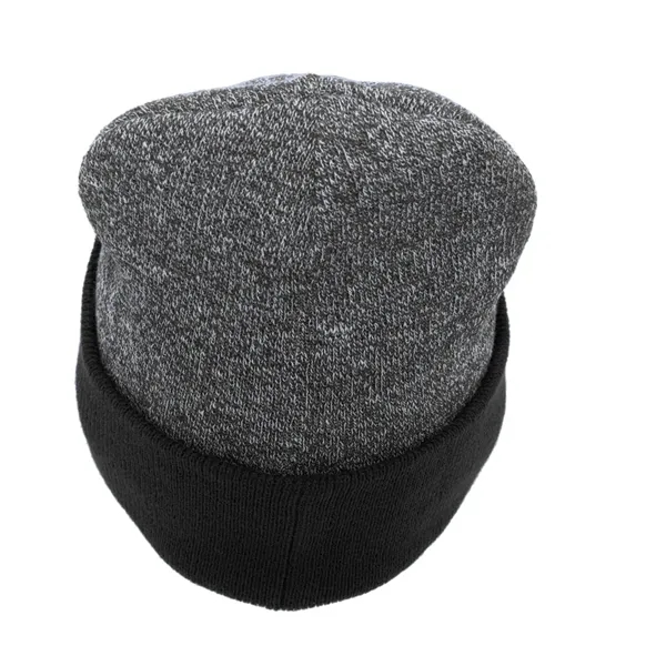 Heather Two-Tone Cuff Beanie... from ASI 89380 Staton Corporate and Casual