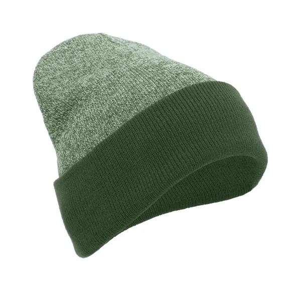 Heather Two-Tone Cuff Beanie... from ASI 89380 Staton Corporate and Casual