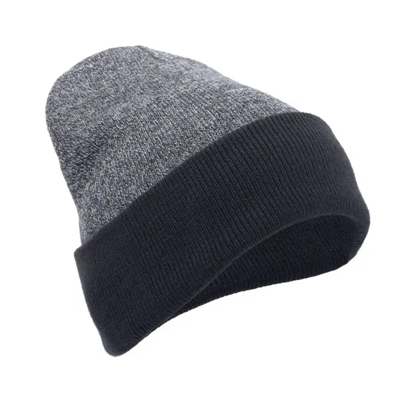 Heather Two-Tone Cuff Beanie... from ASI 89380 Staton Corporate and Casual