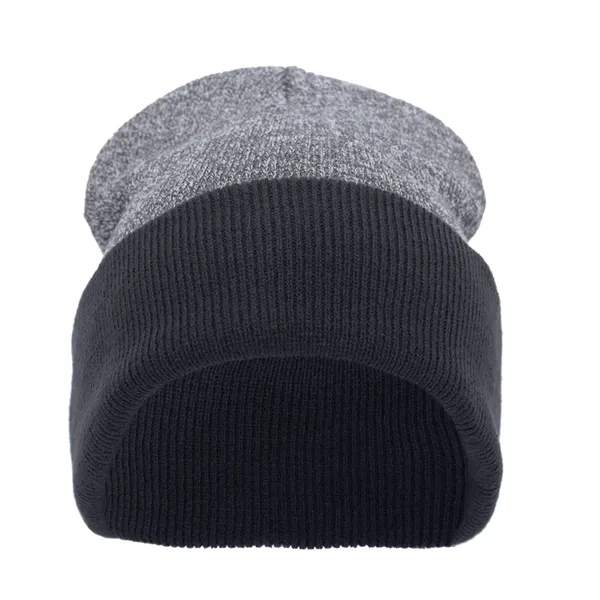 Heather Two-Tone Cuff Beanie... from ASI 89380 Staton Corporate and Casual