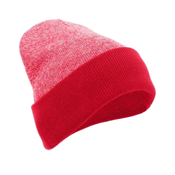 Heather Two-Tone Cuff Beanie... from ASI 89380 Staton Corporate and Casual