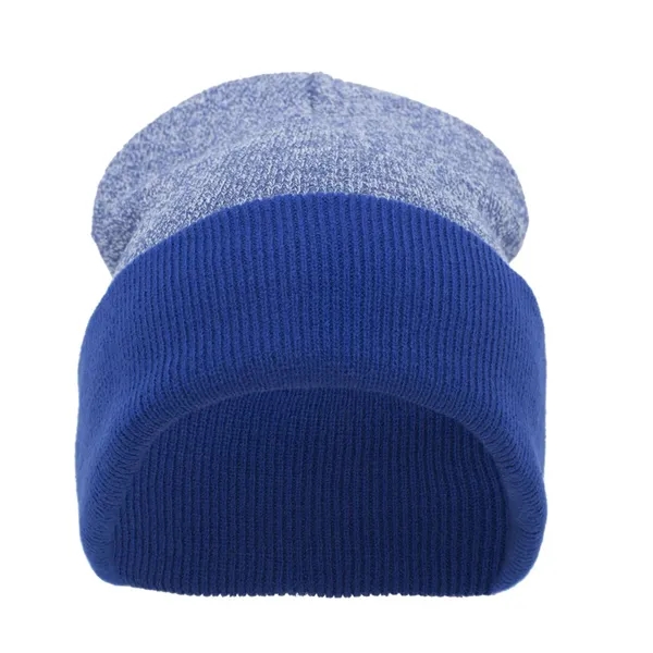 Heather Two-Tone Cuff Beanie... from ASI 89380 Staton Corporate and Casual