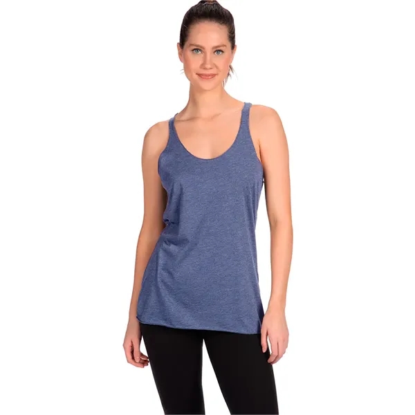 Women's Triblend Racerback Tank. Tri blend has a heather look for... from ASI 89380 Staton Corporate and Casual