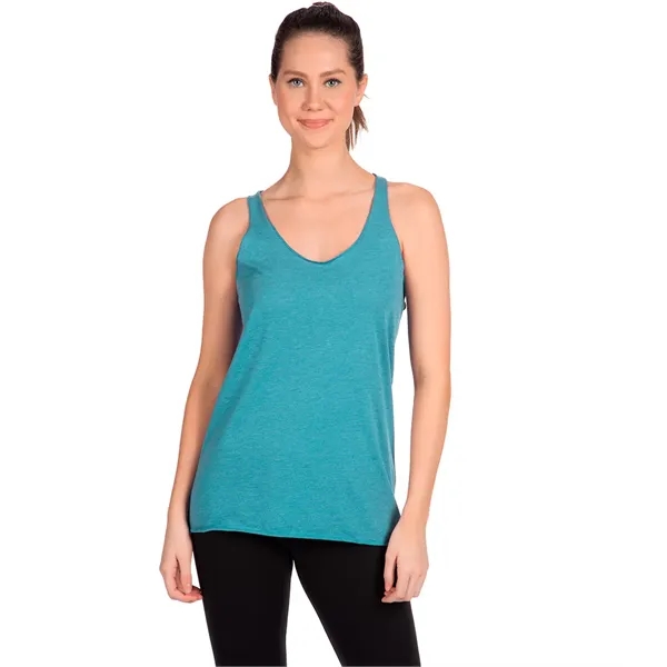 Women's Triblend Racerback Tank. Tri blend has a heather look for... from ASI 89380 Staton Corporate and Casual