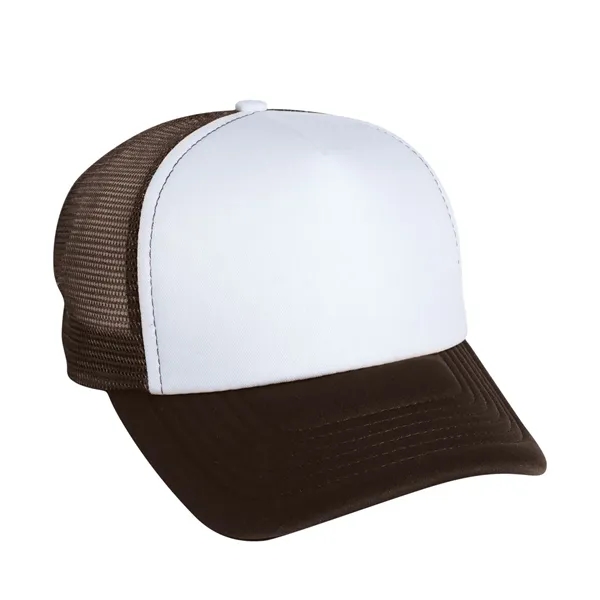 Mega Cap Summer Trucker Cap. Five panel. Blank Product.... from ASI 89380 Staton Corporate and Casual / Staton®