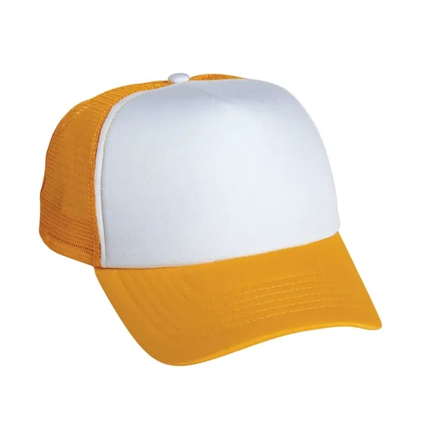 Mega Cap Summer Trucker Cap. Five panel. Blank Product.... from ASI 89380 Staton Corporate and Casual / Staton®