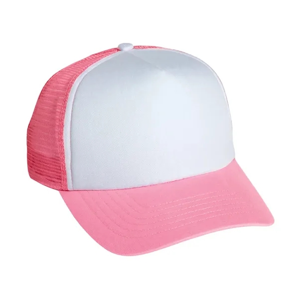 Mega Cap Summer Trucker Cap. Five panel. Blank Product.... from ASI 89380 Staton Corporate and Casual / Staton®