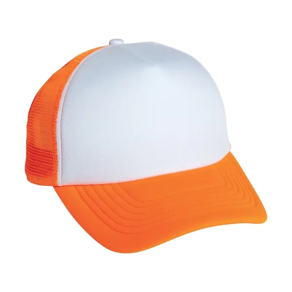 Mega Cap Summer Trucker Cap. Five panel. Blank Product.... from ASI 89380 Staton Corporate and Casual / Staton®