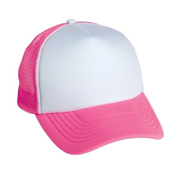 Mega Cap Summer Trucker Cap. Five panel. Blank Product.... from ASI 89380 Staton Corporate and Casual / Staton®