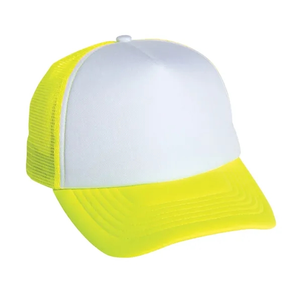 Mega Cap Summer Trucker Cap. Five panel. Blank Product.... from ASI 89380 Staton Corporate and Casual / Staton®