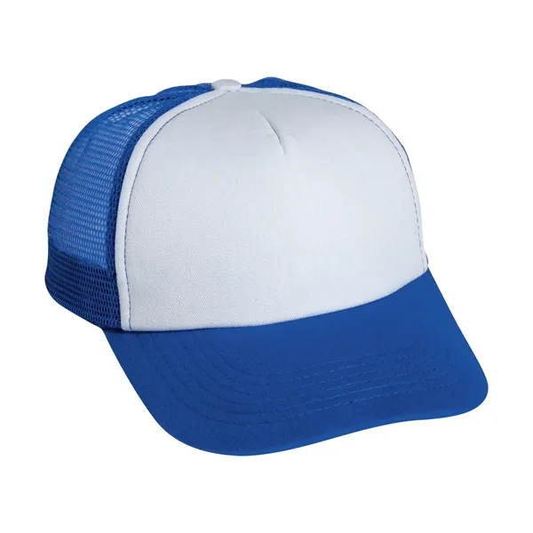 Mega Cap Summer Trucker Cap. Five panel. Blank Product.... from ASI 89380 Staton Corporate and Casual / Staton®