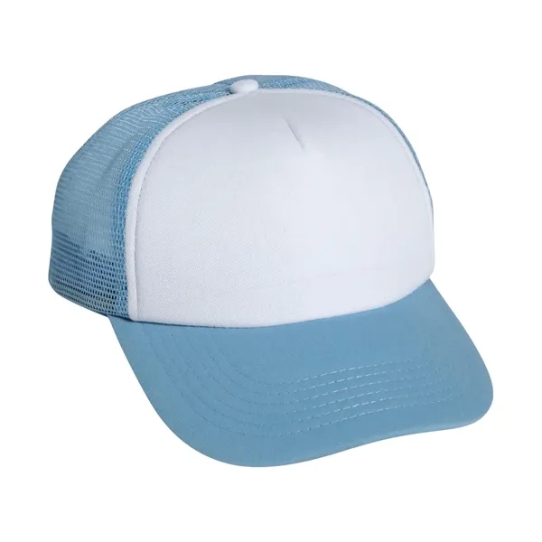 Mega Cap Summer Trucker Cap. Five panel. Blank Product.... from ASI 89380 Staton Corporate and Casual / Staton®
