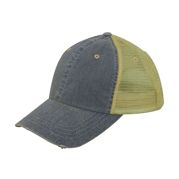 Low Profile Unstructured Distressed Six Panel Cap.... from ASI 89380 Staton Corporate and Casual