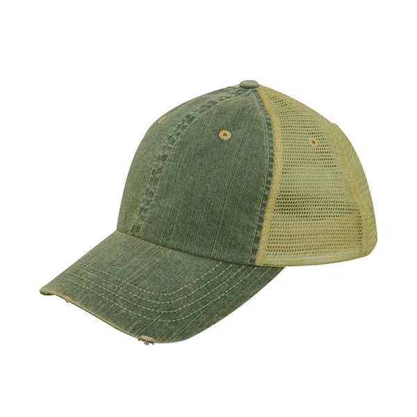 Low Profile Unstructured Distressed Six Panel Cap.... from ASI 89380 Staton Corporate and Casual