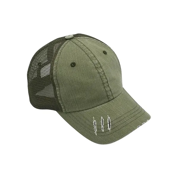 Mega Cap Low Profile Six Panel Herringbone Cotton Twill/Mesh Cap.... from ASI 89380 Staton Corporate and Casual / Staton®