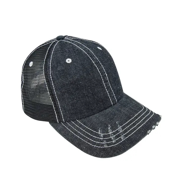 Low Profile Unstructured Denim Mesh Six Panel Cap.... from ASI 89380 Staton Corporate and Casual / Staton®