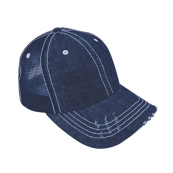 Low Profile Unstructured Denim Mesh Six Panel Cap.... from ASI 89380 Staton Corporate and Casual / Staton®