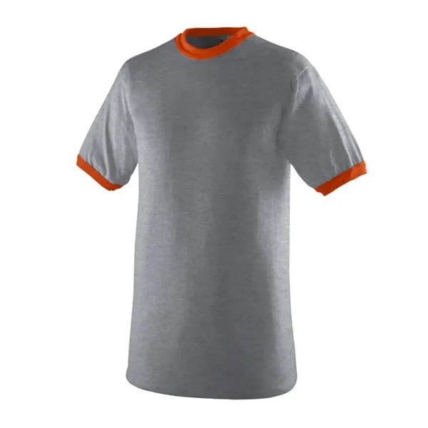 Crew neck ringer t-shirt with contrasting color neck and sleeve trim;... from ASI 89380 Staton Corporate and Casual / Staton®