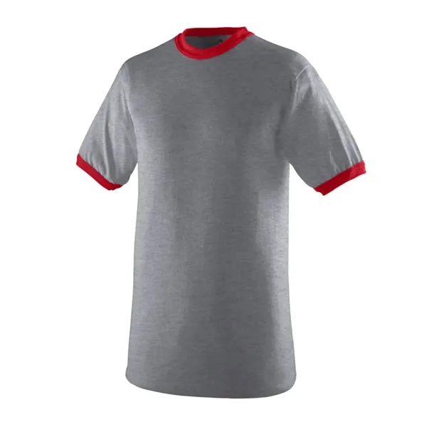 Crew neck ringer t-shirt with contrasting color neck and sleeve trim;... from ASI 89380 Staton Corporate and Casual / Staton®