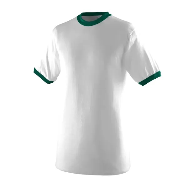 Crew neck ringer t-shirt with contrasting color neck and sleeve trim;... from ASI 89380 Staton Corporate and Casual / Staton®