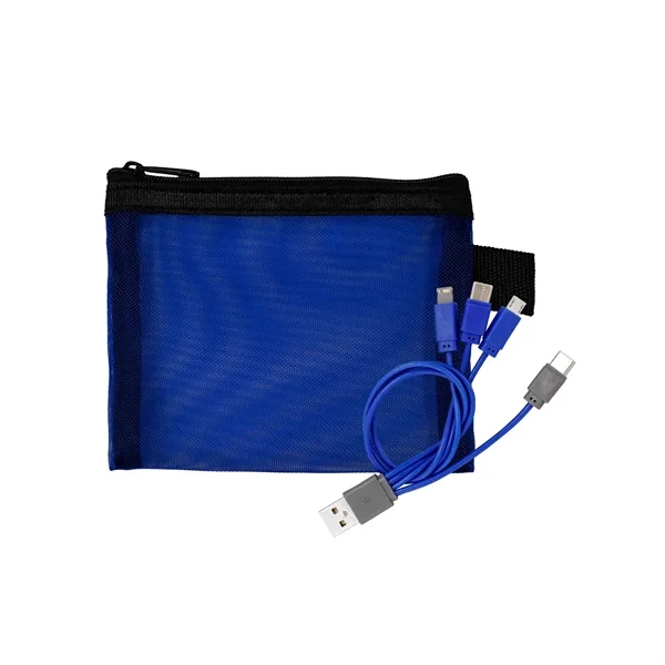 Recycled Mesh Cable Pouch... from ASI 30208 A P Specialties / AP Specialties