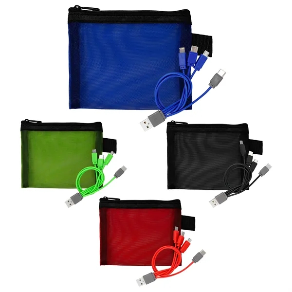Recycled Mesh Cable Pouch... from ASI 30208 A P Specialties / AP Specialties