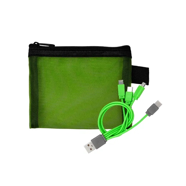 Recycled Mesh Cable Pouch... from ASI 30208 A P Specialties / AP Specialties