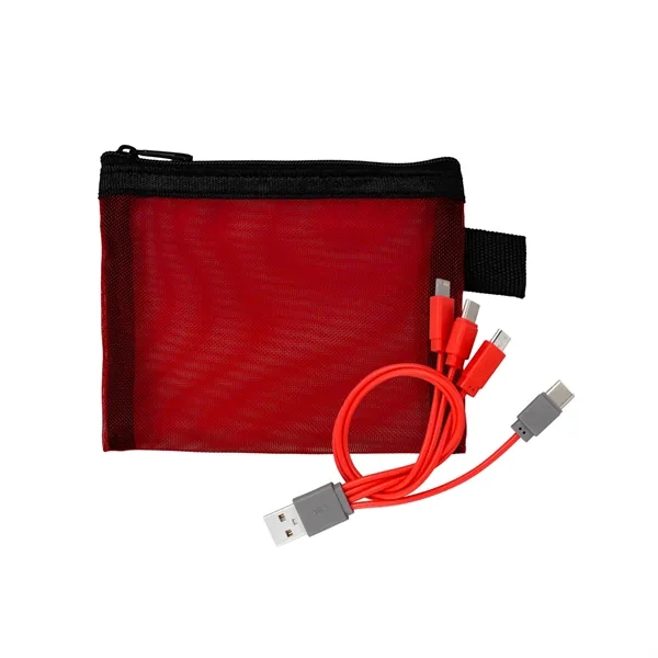 Recycled Mesh Cable Pouch... from ASI 30208 A P Specialties / AP Specialties