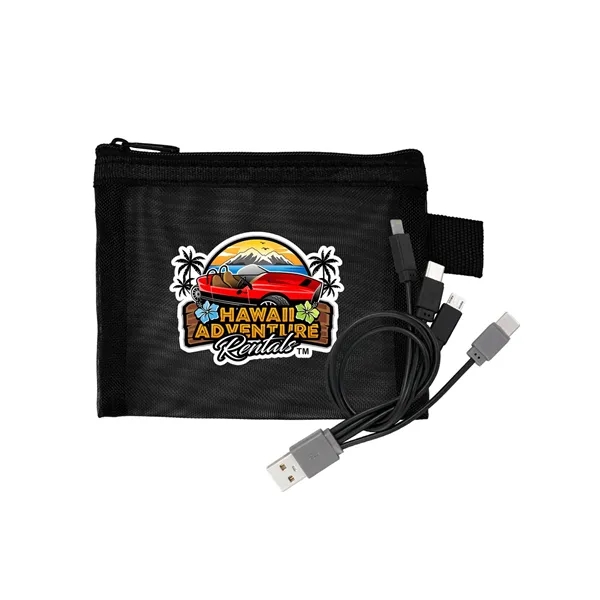 Recycled Mesh Cable Pouch... from ASI 30208 A P Specialties / AP Specialties