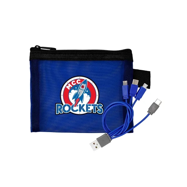 Recycled Mesh Cable Pouch... from ASI 30208 A P Specialties / AP Specialties