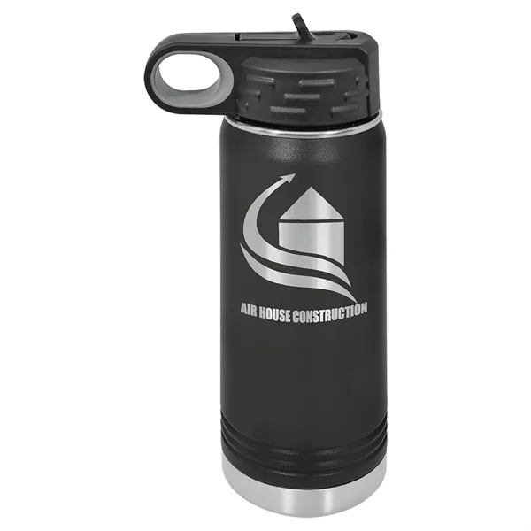 Polar Camel 20oz Stainless Steel Water Bottle. Screw on lid with... from ASI 74601 Calico