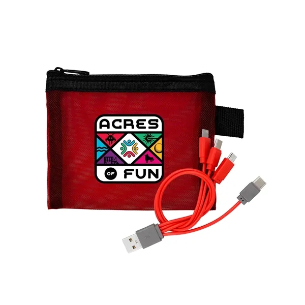 Recycled Mesh Cable Pouch... from ASI 30208 A P Specialties / AP Specialties