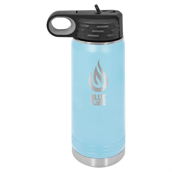 Polar Camel 20oz Stainless Steel Water Bottle. Screw on lid with... from ASI 74601 Calico