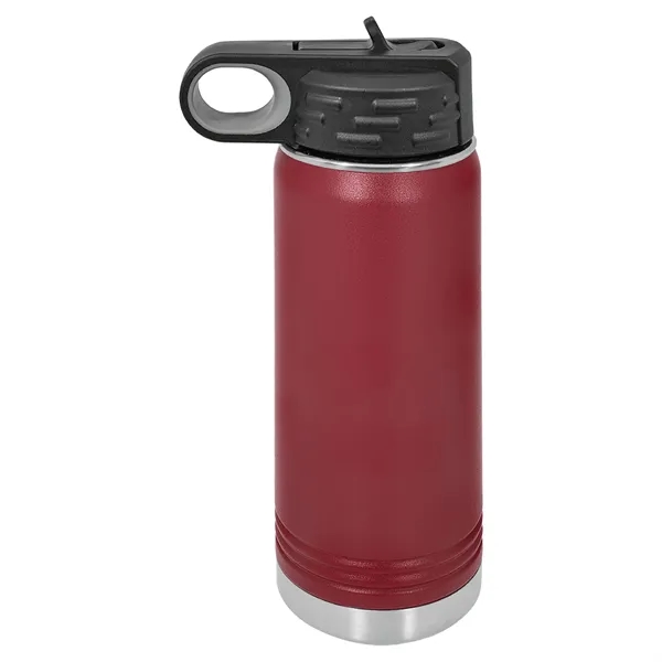 Polar Camel 20oz Stainless Steel Water Bottle. Screw on lid with... from ASI 74601 Calico