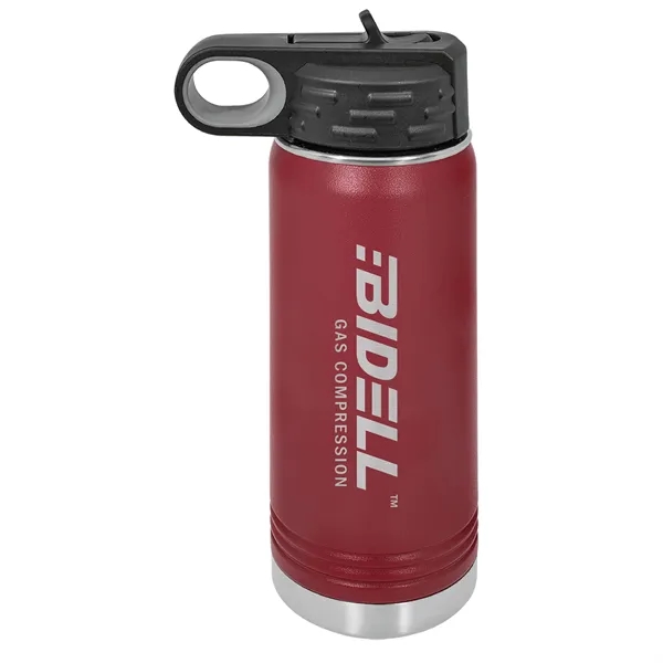 Polar Camel 20oz Stainless Steel Water Bottle. Screw on lid with... from ASI 74601 Calico