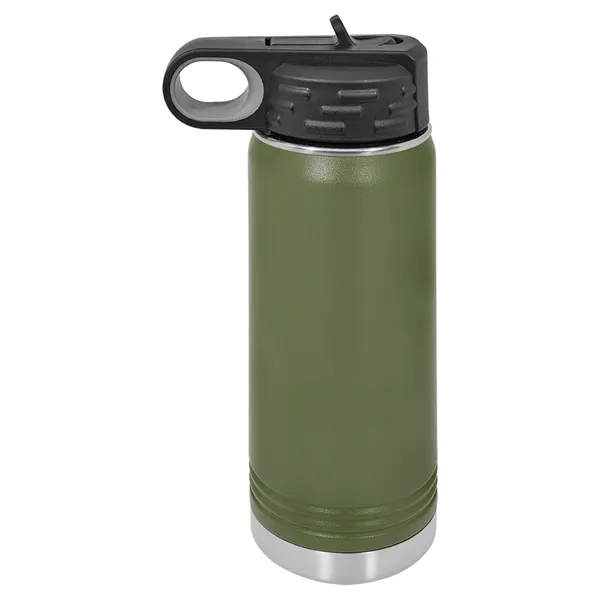 Polar Camel 20oz Stainless Steel Water Bottle. Screw on lid with... from ASI 74601 Calico
