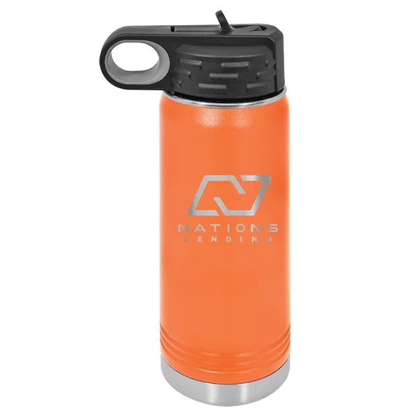Polar Camel 20oz Stainless Steel Water Bottle. Screw on lid with... from ASI 74601 Calico