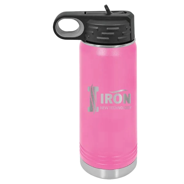 Polar Camel 20oz Stainless Steel Water Bottle. Screw on lid with... from ASI 74601 Calico