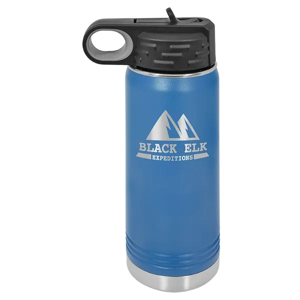 Polar Camel 20oz Stainless Steel Water Bottle. Screw on lid with... from ASI 74601 Calico