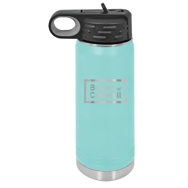 Polar Camel 20oz Stainless Steel Water Bottle. Screw on lid with... from ASI 74601 Calico