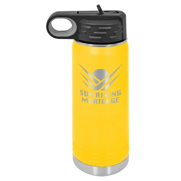 Polar Camel 20oz Stainless Steel Water Bottle. Screw on lid with... from ASI 74601 Calico
