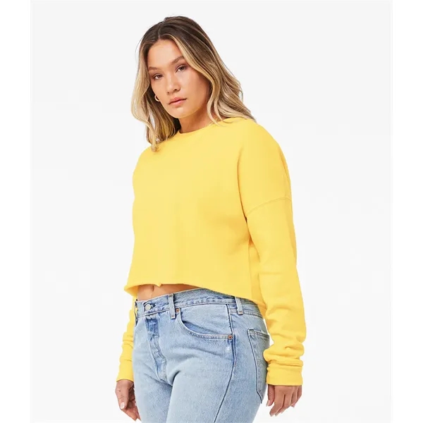 Women's Cropped Crew Fleece. 7 ounce. 52% combed and ring spun... from ASI 89380 Staton Corporate and Casual / Staton®