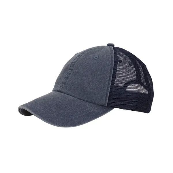 Washed Pigment Dyed Twill Trucker Cap. Blank Product.... from ASI 89380 Staton Corporate and Casual / Staton®