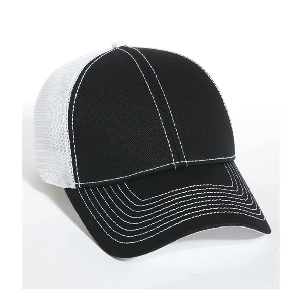 Mega Cap Low Profile Trucker Cap. Six panel. Blank Product.... from ASI 89380 Staton Corporate and Casual / Staton®