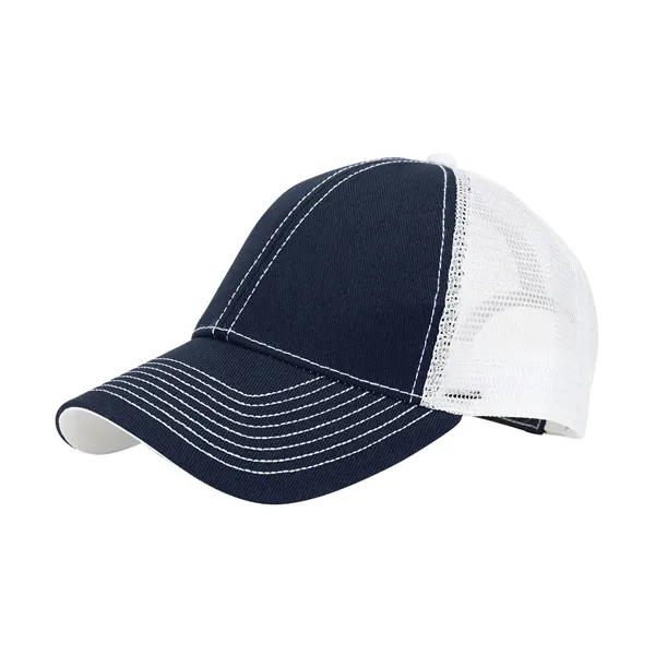 Mega Cap Low Profile Trucker Cap. Six panel. Blank Product.... from ASI 89380 Staton Corporate and Casual / Staton®