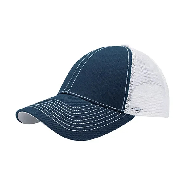 Mega Cap Low Profile Trucker Cap. Six panel. Blank Product.... from ASI 89380 Staton Corporate and Casual / Staton®