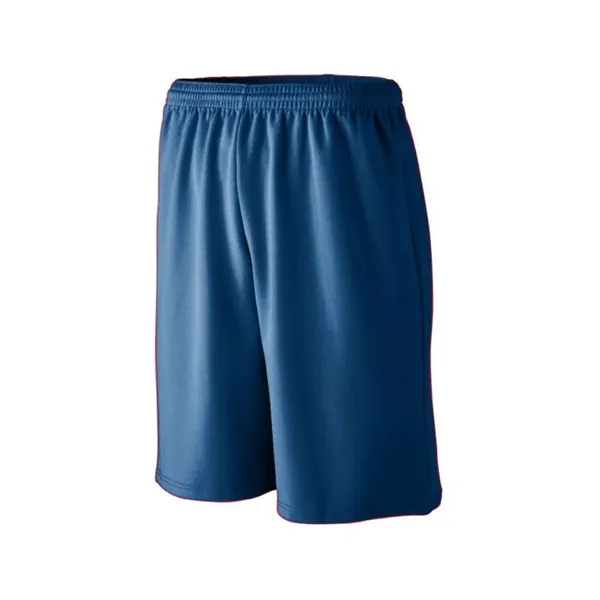 Longer length wicking mesh athletic shorts with a 9-inch inseam.... from ASI 89380 Staton Corporate and Casual / Staton®