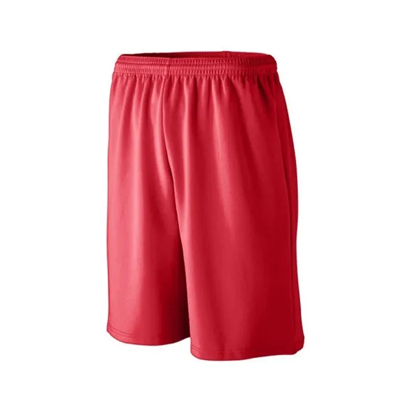 Longer length wicking mesh athletic shorts with a 9-inch inseam.... from ASI 89380 Staton Corporate and Casual / Staton®